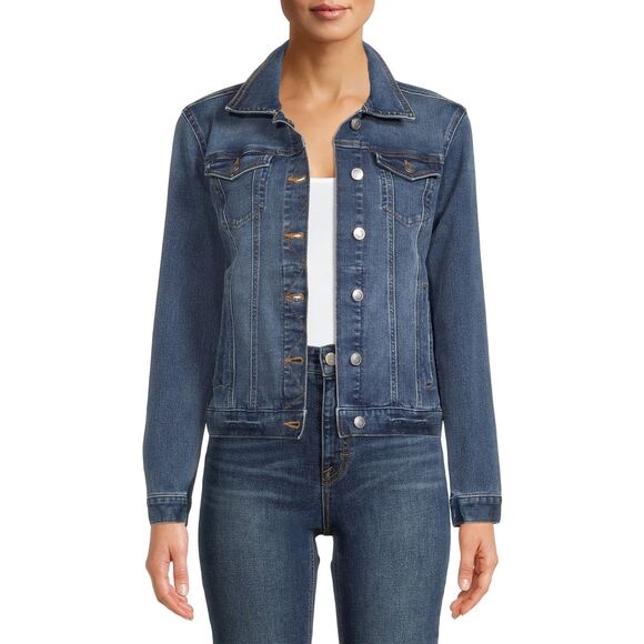 Time and Tru Jackets & Blazers - Time and Tru Medium Wash -Size X-Large Women's Denim Jacket